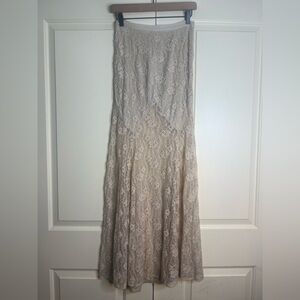 Stylish Lace Maxi Skirt by ecoté